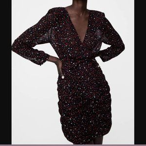 🔥MOVING SALE🔥NEW ZARA HEART PRINT DRESS Mini